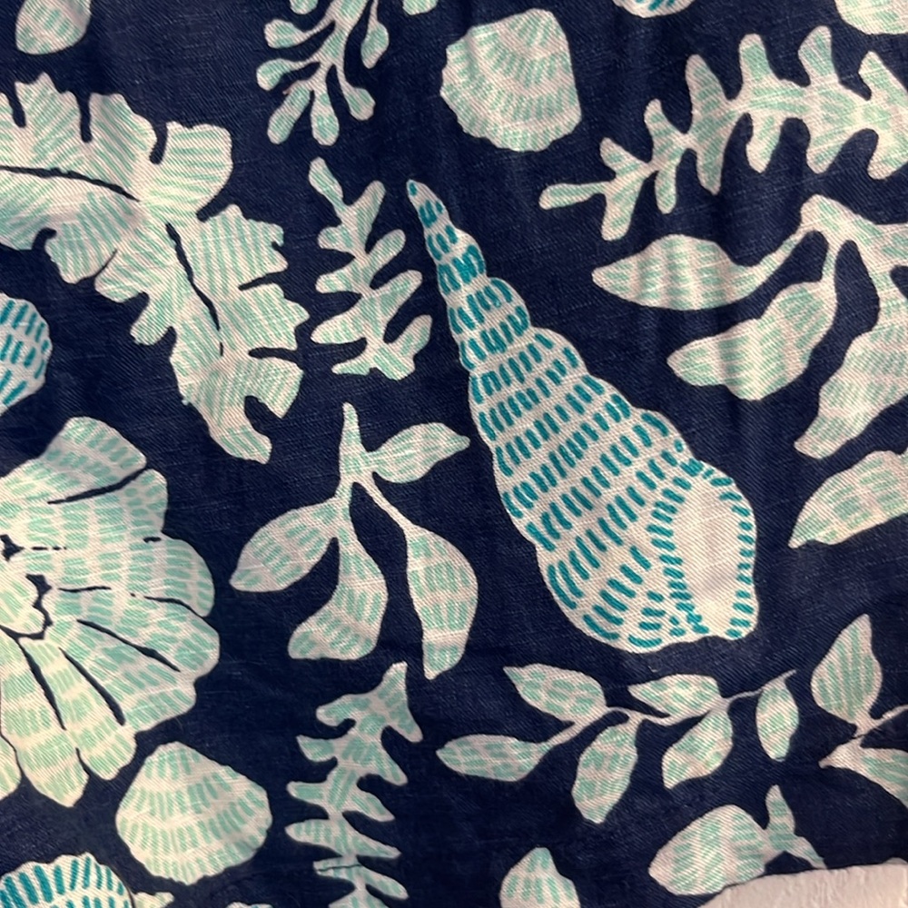 VINEYARD VINES seashell print shorts size 2 women’s - Picture 6 of 11
